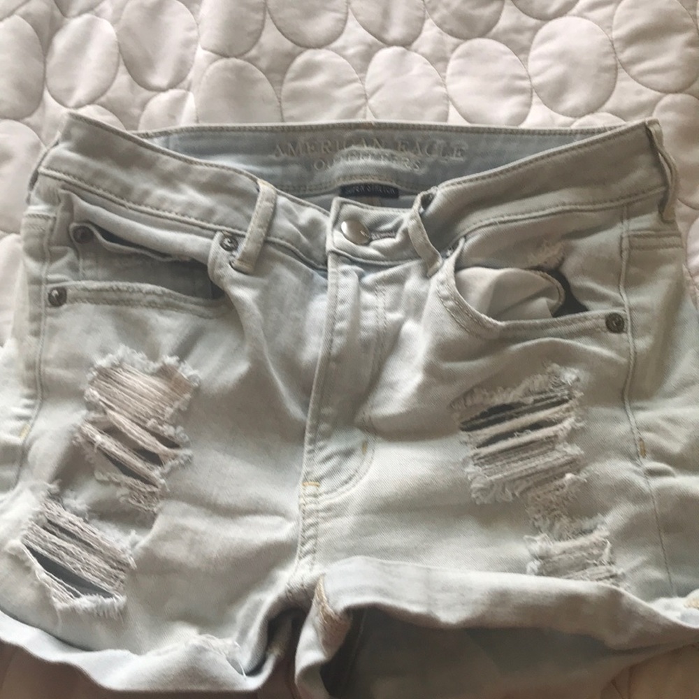 white wash as shorts only been worn once